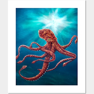 Hank The Octopus! Posters and Art